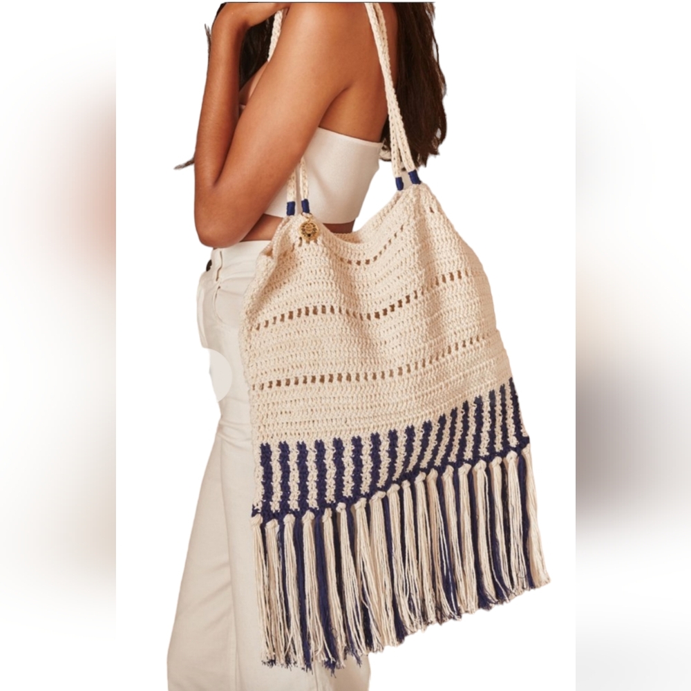 A Peace Treaty Malio Tote in Ecru